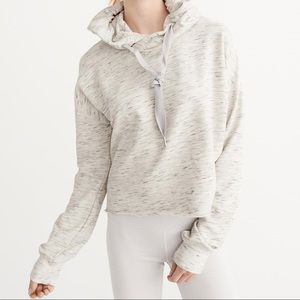 Abercrombie Plush Cropped Active Hoodie